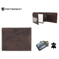 Pánska kožená peňaženka PETERSON